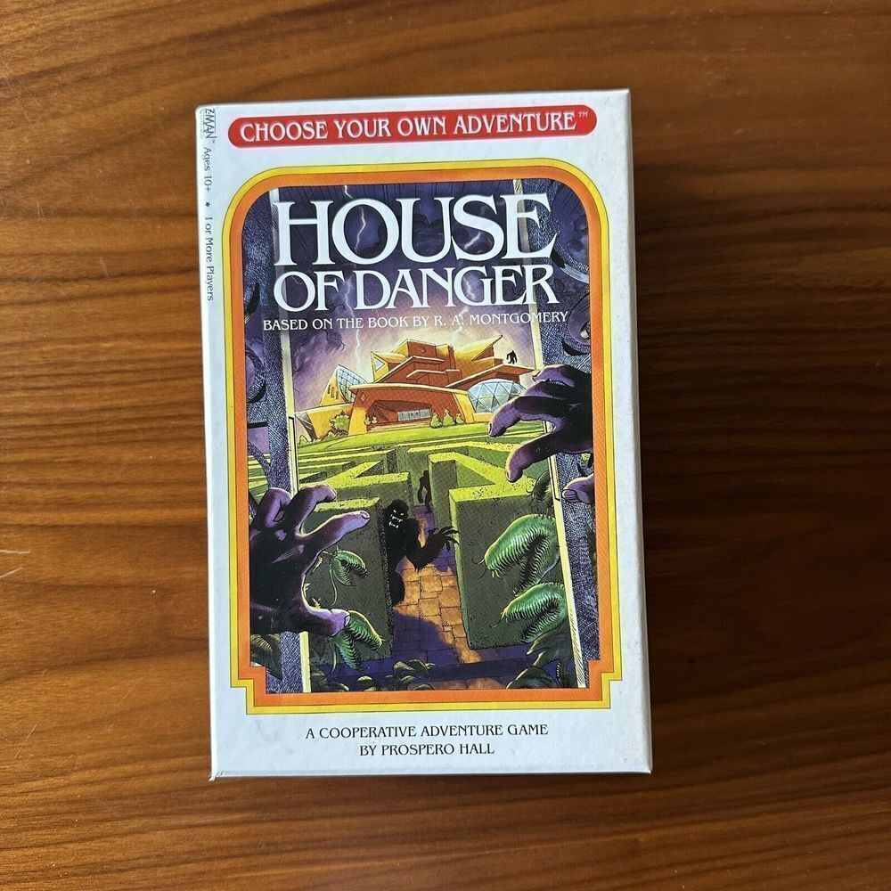 House of Danger game Choose Your Own Adventure sealed